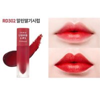 Son Kem Lì Etude House Color In Liquid Lips Mousse Hàn Quốc 3.2ml #Or302 [bonus]
