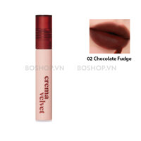 Son Kem Lì Etude House Crema Velvet Tint #02 Chocolate Fudge
