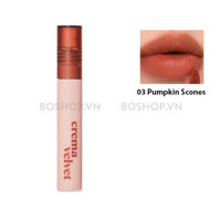 Son Kem Lì Etude House Crema Velvet Tint #03 Pumpkin Scones