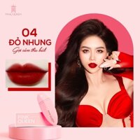 Son kem lì không trôi chính hãng pink queen màu Đỏ Nhung ,son kem lì không trôi sau khi ăn uống bảo hành 24h 4g