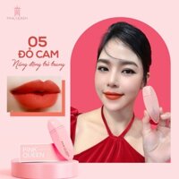 Son kem lì không trôi chính hãng pink queen màu Đỏ Cam ,son kem lì không trôi sau khi ăn uống bảo hành 24h 4g