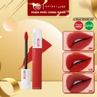 Son Kem Lì, Lên Màu Chuẩn, Lâu Trôi Maybelline New York Superstay Matte Ink City Edition 5ml