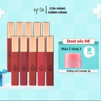 Son kem lì, lên màu đẹp, không trôi 3CE Velvet Lip Tint 4g mầu Define This và mầu absorbed- Sale Chính hãng