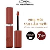 Son Kem Lì L’Oreal 230 Shopping Spree – Đỏ Hồng Đất 5ml