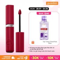 Son Kem Lì Loreal Infallible Matte Resistance #420 Le Rouge Paris​_Đỏ Quyến Rũ 5ml