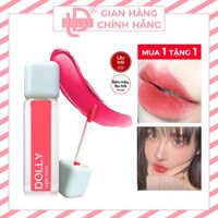 Son kem lì Màu "CAM HỒNG SỮA " DOLLY SUPER MATTE chính hãng không chì, MUA 1 TẶNG 1