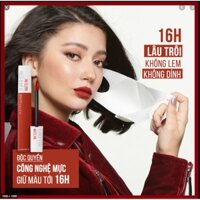 Son kem lì Maybelline Super Stay Matte Ink giữ màu 16h
