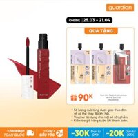 Son Kem Lì Maybelline Super Stay Matte Ink Lipstick (City Edition) 370 Overseer Hồng Đất 5Ml