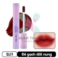 Son Kem Lì Merzy Soft Touch Lip Tint #SL11  Đỏ Gạch Đất Nung