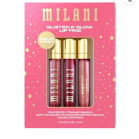 Son kem lì Milani Stay Put Liquid Lip Shimmer Lipstick Trio, Glisten + Glow