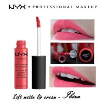 Son kem lì Nyx Professional Makeup Soft Matte Lip Cream 8 mL Ibiza - màu hồng cam