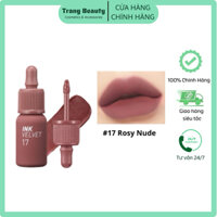 Son Kem Lì Peripera Ink Velvet Màu 17 Rosy Nude 4g