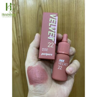 Son kem lì Peripera Ink Velvet 22 Bouquet Nude 4g - Màu Hồng Khói