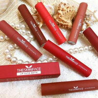 Son kem lì The Skin Face Lip Cuttie Matte full màu thời thượng