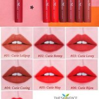 SON KEM LÌ THE SKIN FACE LIP CUTIE MATTE - CHÍNH HÃNG HÀN QUỐC