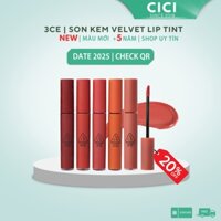 Son Kem Lì tròn 3CE Velvet Lip Tint