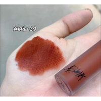 SON KEM LÌ  VELVET LIP TINT – #39 FEIGN LONGING – TONE MÀU ĐỎ GẠCH