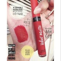 Son Kem Lì Victoria’s Secret Velvet Matte Cream Lip Stain Desire Đỏ Tươi