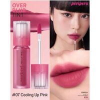 Son Kem Peripera Over Blur Tint Mướt Mịn Môi Màu 07 COOLING UP PINK Màu Mận Mát