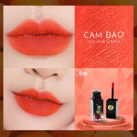 Son kem ROSY  Lì  Màu Cam Đào Son Không chì ,Son lì lâu trôi, lên môi mềm mịn