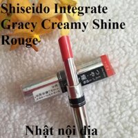 Son kem Shiseido Integrate Gracy Creamy Shine Rouge Lipstick 2,2g son môi cao cấp Nhật bản nội địa Xịn