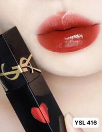 Son kem YSL 416 Vinyl Cream Lip Stain Fullbox