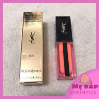 Son kem YSL 604 Hồng Cam Đào Fullsize Fullbox