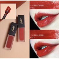 Son kem Ysl màu 211-212 đỏ gạch, cam gạch cực hot CHÍNH HÃNG