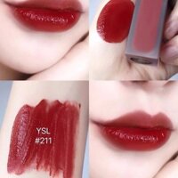 Son Kem YSL Tatouage - 211 Chili Incitement-Màu Đỏ Đất Cháy