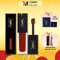 Son Kem YSL Tatouage Couture Velvet Cream 211 Đỏ Đất Ánh Cam Bền Màu Độ Dưỡng Ẩm Cao Không Gây Khô Môi Che Phủ Tốt