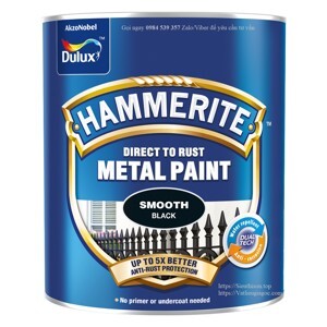 Sơn kim loại Hammerite Direct To Rust bề mặt bóng - 0.75L