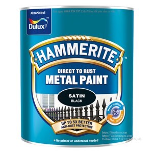 Sơn kim loại Hammerite Direct To Rust bề mặt mờ - 0.75L