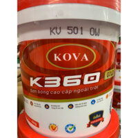 Sơn KOVA Sơn bóng cao cấp ngoài trời màu trắng sứ K360-KV501OW (4kg)