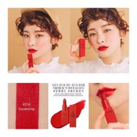 Son Lì 3CE Red Recipe Matte Lip Color - Màu 214 Squeezing - Đỏ Tươi