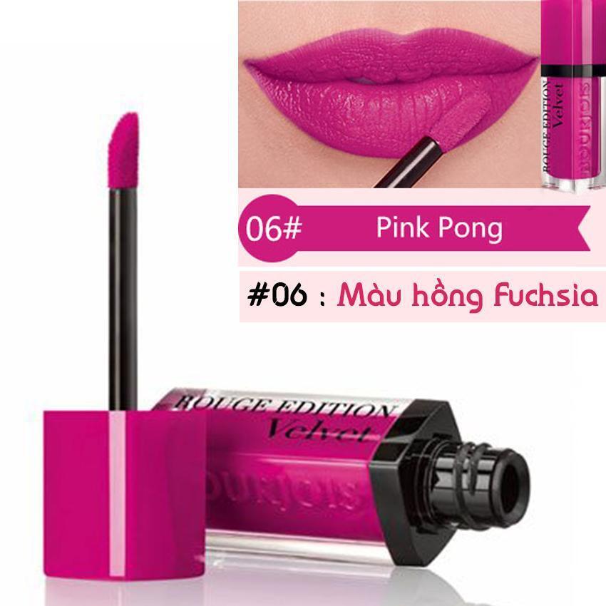 Son lì Bourjois Rouge Edition Velvet #06 Pink Pong