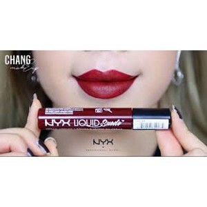 Son lì dạng kem NYX Liquid Suede Cream Lipstick LSCL03 Cherry Skies