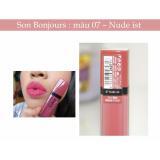 Son lì dạng nước Bourjois Rouge Edition Velvet Lipstick #07 Nude-Ist