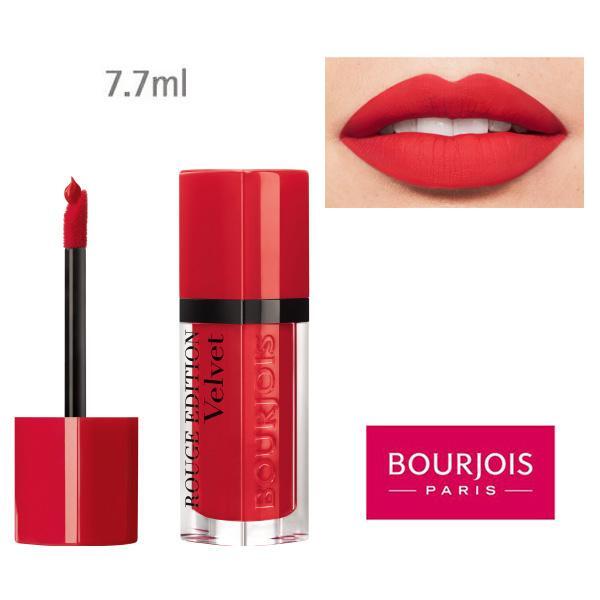 Son lì dạng nước Bourjois Rouge Edition Velvet Lipstick #03 Hot Pepper