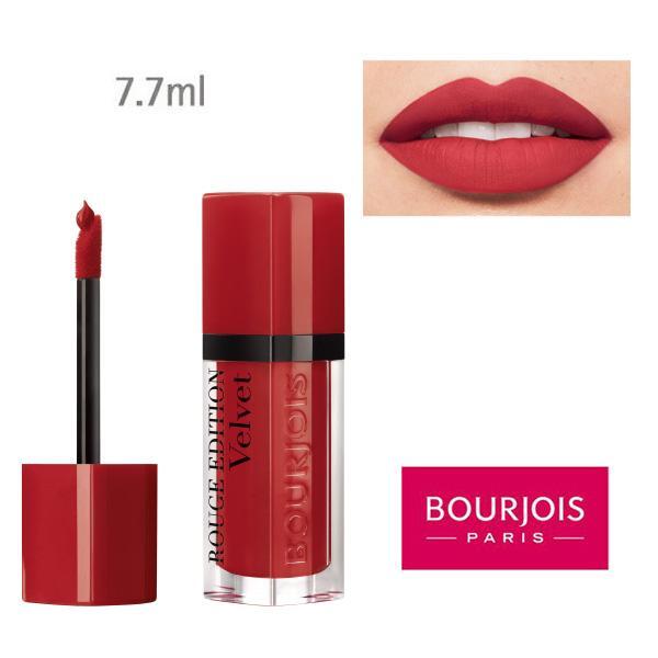 Son lì dạng nước Bourjois Rouge Edition Velvet Lipstick #01 Personne ne rouge