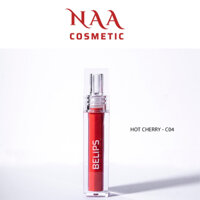 Son lì kháng nước City At Night Soft Matte Lipstick mềm môi màu C04 Hot Cherry - Naa Comestic