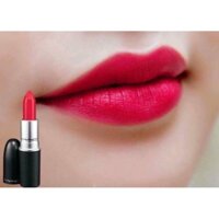 Son lì MAC MATTE LIPSTICK RELENTLESSLY RED #706 màu ĐỎ HỒNG SAN HÔ *