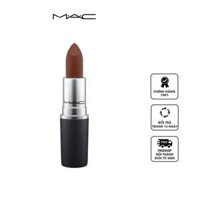 Son Lì Mac Powder Kiss 927 Turn To The Left Màu Đỏ Nâu