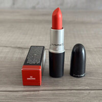 Son Lì MAC Retro Matte Lipstick Dangerous (702-đỏ cam)