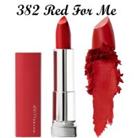 Son lì MAYBELLINE màu 382 RED FOR ME