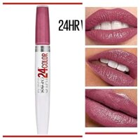 Son lì Maybelline Super Stay 24 Color 2-Step LIQUID LIPSTICK (080 Infinite Petal)
