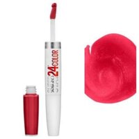 Son lì Maybelline Super Stay 24 Color 2-Step LIQUID LIPSTICK (025 KEEP UP THE FLAME)