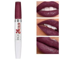 Son lì Maybelline Super Stay 24 Color 2-Step LIQUID LIPSTICK (050 UNLIMITED RAISIN)
