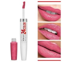 Son lì Maybelline Super Stay 24 Color 2-Step LIQUID LIPSTICK (105 BLUSH ON)