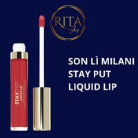 Son Lì Milani Stay Put Liquid Lip Longwear Lipstick Không Trôi Giữ Màu Tới 12 Giờ