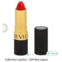 Son lì REVLON Super Lustrous Lipstick 029 RED LACQUER